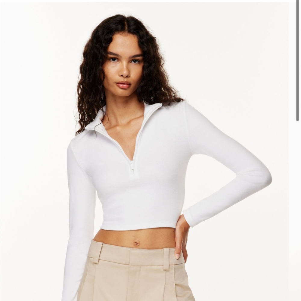 Cropped 1/4 zip